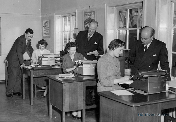 In The Office In The 1950s