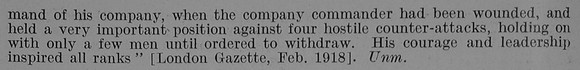 Ford F W Captain MC 1st Cambridgeshire Regiment Obit Part 2 De Ruvignys Roll Of Honour Vol 3