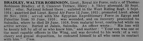 Bradley W R Lt Royal Air Force
