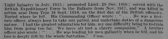 Bree E R S Lt 8th Duke Of Cornwalls Light Infantry Obit Part 2