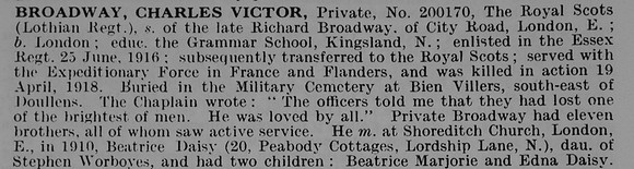 Broadway C V Pte 200170 Royal Scots