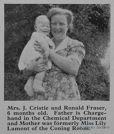 Ronald Fraser And Lily Christie (Nee Lamont)
