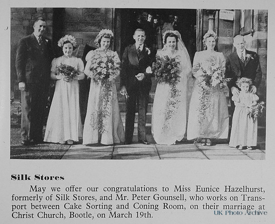 Wedding Of Eunice Hazelhurst And Peter Gounsell
