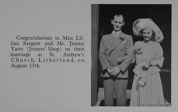 The Wedding Of Lillian Sargent And Jimmy Yates