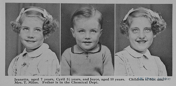 Jeanette, Cyril and Joyce Miles