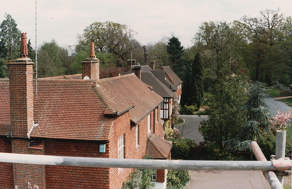 A View Of Ashtead Park From Scaffolding On West Lodge 1990s