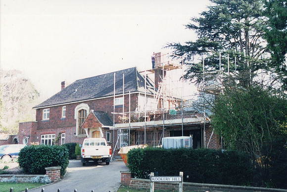 Building The Extension Halnakerhouse Rookery Hill Ashtead