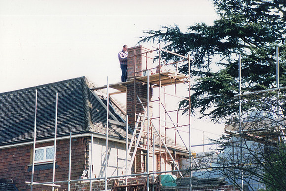 Repairing The Chimney Halnakerhouse Rookery Hill Ashtead