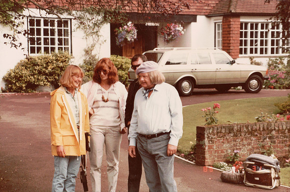 Benny Hill Filming The Rembrandt Cottage Sketch At West Lodge Ashtead Park