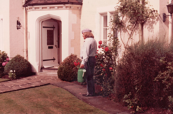 Benny Hill Filming The Rembrandt Cottage Sketch At West Lodge Ashtead Park