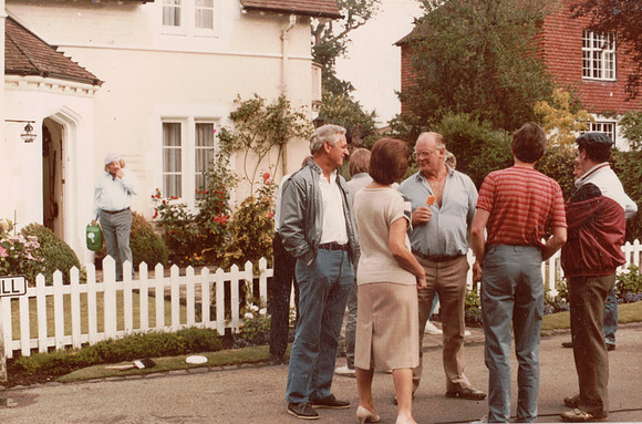 Benny Hill Filming The Rembrandt Cottage Sketch At West Lodge Ashtead Park