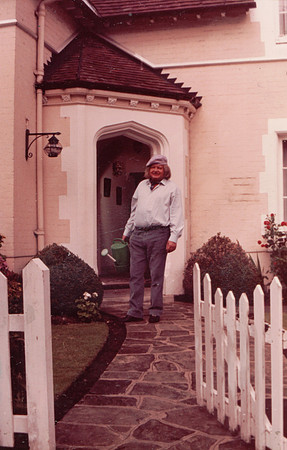 Benny Hill Filming The Rembrandt Cottage Sketch At West Lodge Ashtead Park