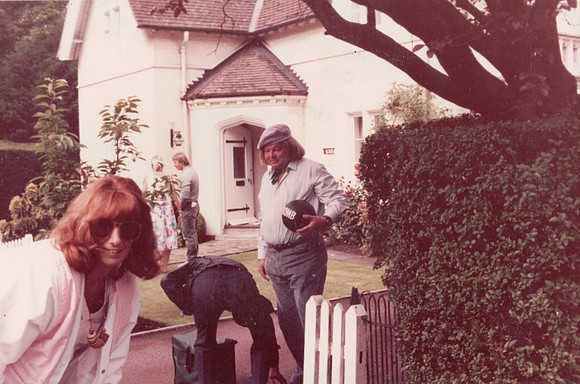 Benny Hill Filming The Rembrandt Cottage Sketch At West Lodge Ashtead Park