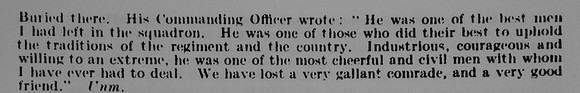 Hayter A H Tpr Dorset Yeomanry Obit Part 2