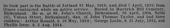 Hill A Leading Stoker HMS Arin Royal Navy Obit Part 2