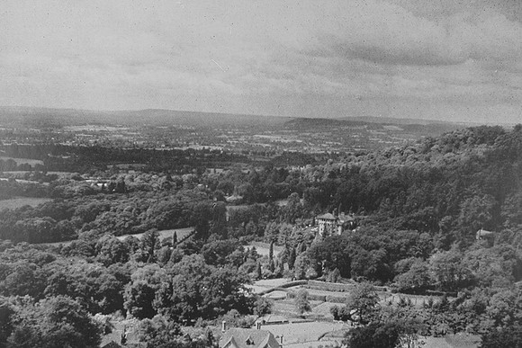 The South Western View From Pitch Hill Ewhurst Looking To Blackdown And Hindhead 1940s