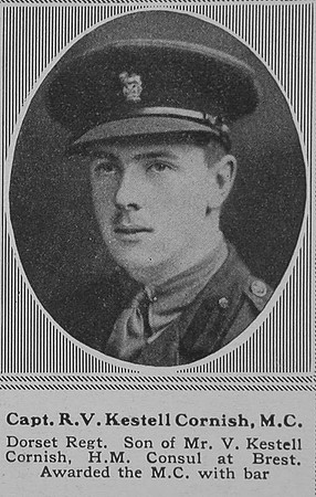 Kestell-Cornish R V Captain MC Dorset Regt The Sphere 21st Sep 1918