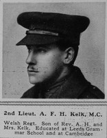 Kelk A F H 2nd Lt MC 14th Welsh Regt The Sphere 28th Apr 1917