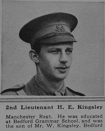 Kingsley E 2nd Lt 12th Manchester Regiment The Sphere 23rd Dec 1916