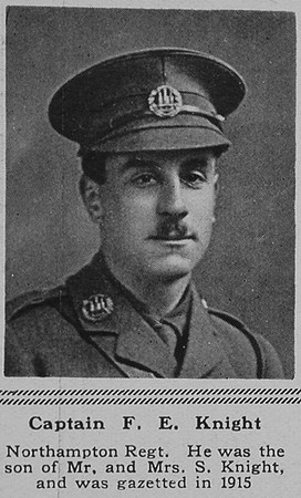 Knight F E Captain 2nd Northants Regt The Sphere 28th Apr 1917