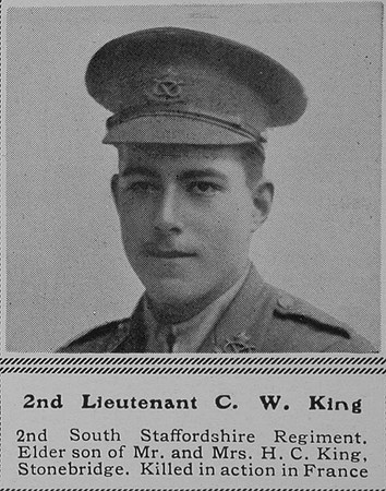 King C W 2nd Lt 2nd South Staffs Regt The Sphere 27th Nov 1915