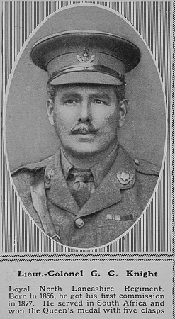 Knight G C Lt Col Loyal North Lancs Regiment The Sphere 3rd Oct 1914