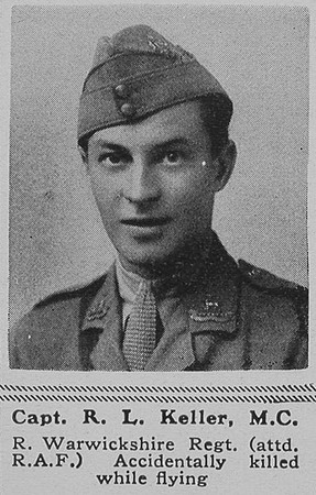 Keller R L Captain MC Royal Air Force The Sphere 21st Sep 1918