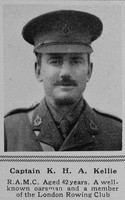 Kellie K H A Captain Royal Army Medical Corps The Sphere 12th Aug 1916