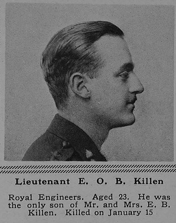 Killen E O B Lt Royal Engineers The Sphere 17th Mar 1917
