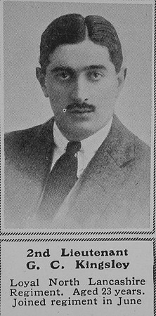 Kingsley G C 2nd Lt Loyal North Lancs Regiment The Sphere 12th Dec 1914