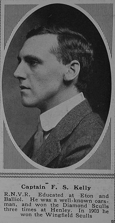 Kelly F S Captain DSC Hood Bn. R.N. Div. Royal Naval Volunteer Reserve The Sphere 30th Dec 1916