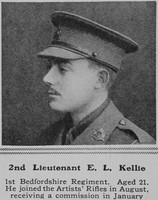 Kellie E L 2nd Lt 1st Bedfordshire Regiment The Sphere 15th May 1915