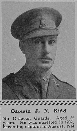 Kidd J N Captain 6th Dragoon Guards The Sphere 19th Feb 1916