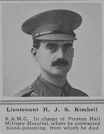 Kimbell H J S Lt Royal Army Medical Corps