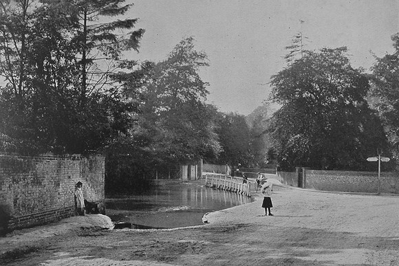 The Horse Pond Ewell c1900