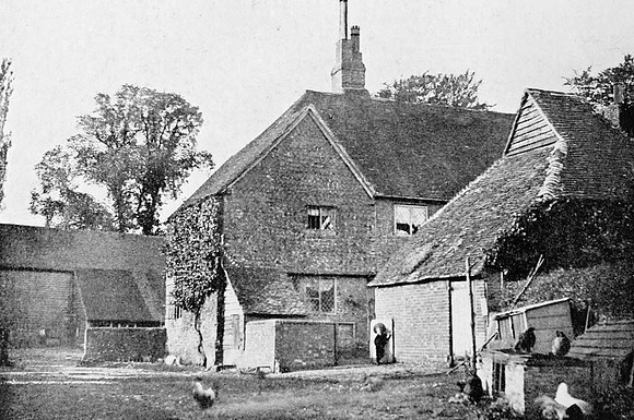 The Back Of Hurst Farm Milford 1904