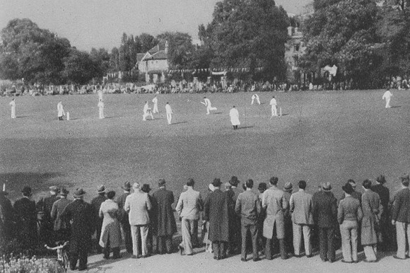 Playing Cricket At Mitcham
