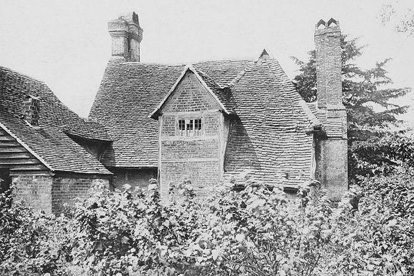 Rear View Of Post Office Shamley Green 1908