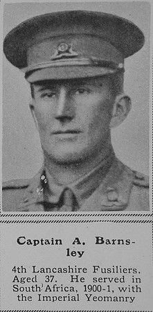 Barnsley A Captain 4th Lancashire Fusiliers The Sphere 28th Nov 1914
