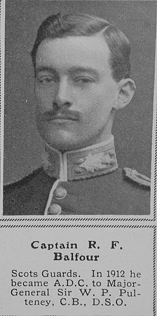 Balfour R F Captain Scots Guards The Sphere 28th Nov 1914