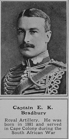 Bradbury E K Captain VC Royal Field Artillery The Sphere 26th Sep 1914