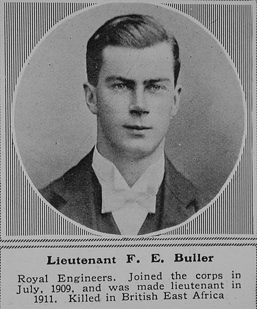 Buller F E Lt Royal Engineers The Sphere 17th Oct 1914