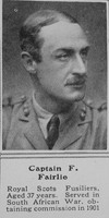 Fairlie F Captain Royal Scots Fusiliers The Sphere 19th Dec 1914