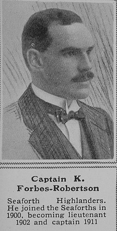 Forbes-Robertson K Captain Seaforth Highlanders The Sphere 12th Dec 1914