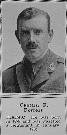 Forrest F Captain Royal Army Medical Corps The Sphere 24th Oct 1914