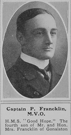 Francklin P Captain MVO HMS Good Hope Royal Navy The Sphere 26th Dec 1914