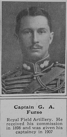 Furse G A Captain Royal Field Artillery The Sphere 10th Oct 1914