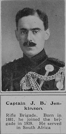 Jenkinson J B Captain Rifle Brigade The Sphere 26th Sep 1914