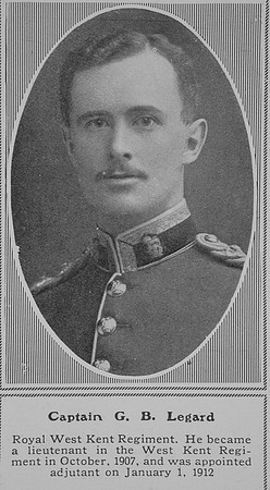 Legard G B Captain Queen's Own Royal West Kent Regiment The Sphere 28th Nov 1914