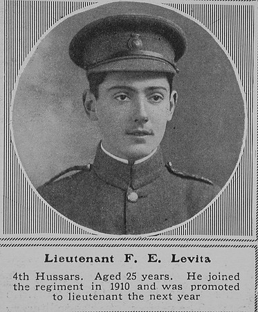 Levita F E Lt 4th Hussars The Sphere 31st Oct 1914